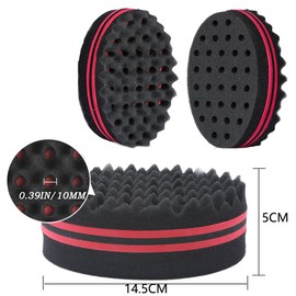 Dreadrock Sponge Comb Set Afro Hair Sponge Hip Hop Explosion Head Styling Tool