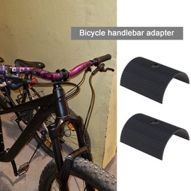 Bicycle Handlebar Washers Bicycle Handlebar Conversion Plate Reducer Bicycle Components Aluminium Alloy 31.8 mm to 35 mm Black Pack of 2
