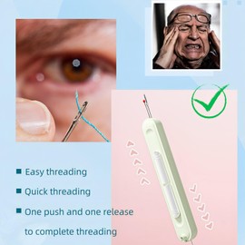 Upgraded 2 in 1 Needle Threaders Seam Ripper,Sewing Supplies,Multifunctional Sewing Tool, Quick Sewing Machine Loop Automatic Needle Threaders (3Pcs Set-Purple/Green/Yellow)