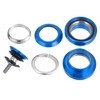 X AUTOHAUX 34mm 1-1/8" Threadless Bicycle Headset Combo Bike Threadless