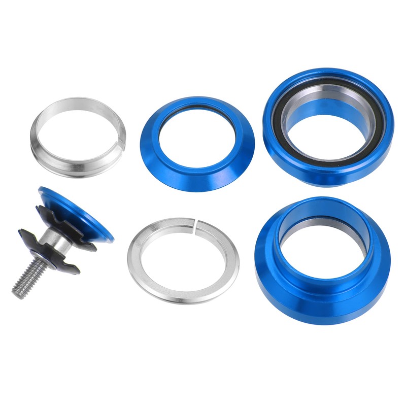 X AUTOHAUX 34mm 1-1/8" Threadless Bicycle Headset Combo Bike Threadless