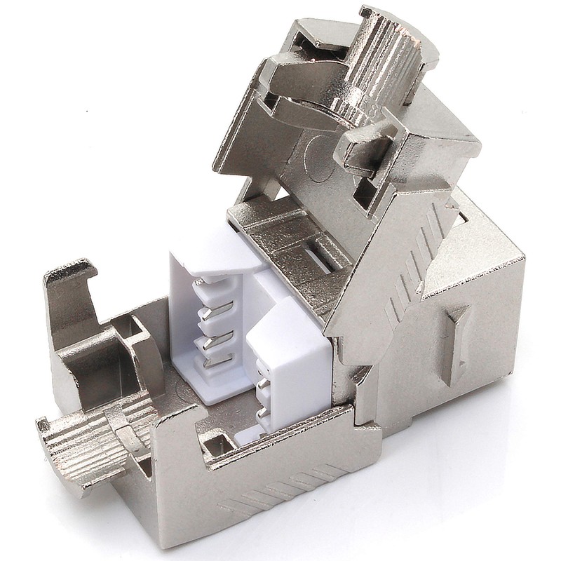 1aTTack.de 2 x CAT 8-2 x Keystone RJ45 Tool-Free CAT8