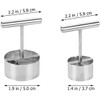 SUPVOX Descorazonador De Frutas De Acero Inoxidable, 2 Pzas