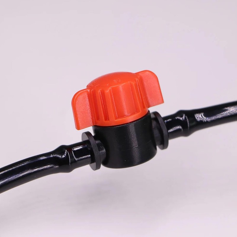 FINBe 1/4" Drip Irrigation Valve Drip Irrigation Cut-Off Switch Valve
