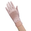 [Euyqs] Elegant Sunscreen Summer Lace Gloves, #2 pink