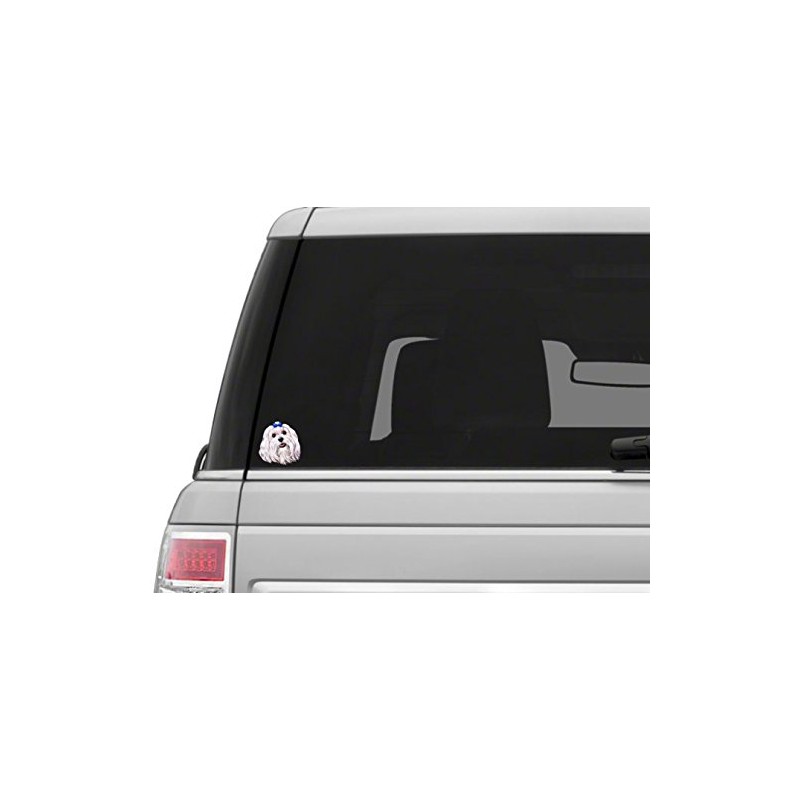 Maltese Sticker Vinyl Decal for Auto Cars Trucks Windshield or