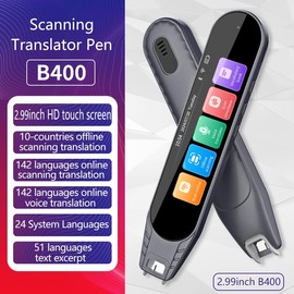 Scanning Translator Pen 142 Languages Offline Translation Portable AI Reading Tool OCR Text to Speech for Dyslexia Learning Difficulties
