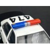 LED Ready Lightbar 1/18 LED Ready Aerodynamic Lightbar LAPD Blue