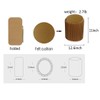 Brown Craft Paper Stool - 11 inch Heigh - Folded