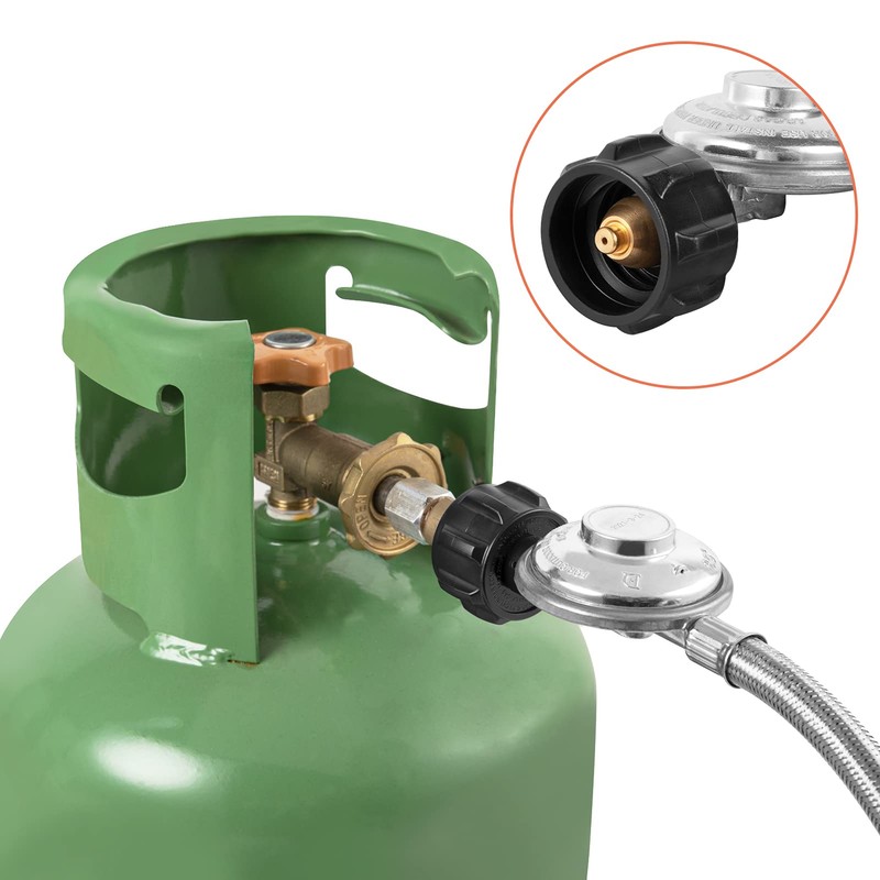 GASPRO Propane Gas Fire Pit Kit, with 12 Inch Fire