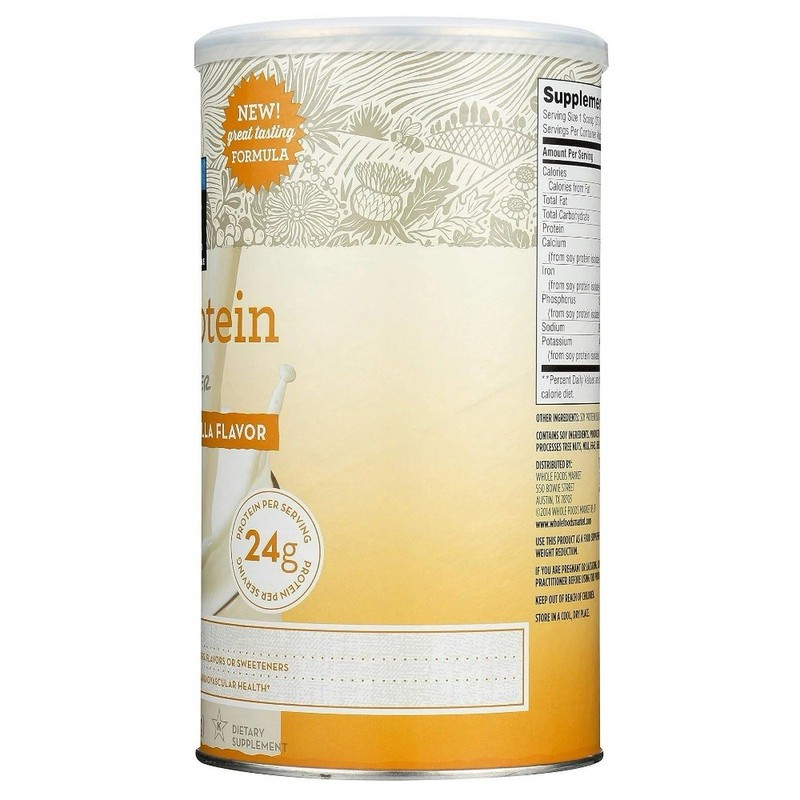 365 Everyday Value, Soy Protein Powder, Unsweetened Vanilla Flavor, 15.63