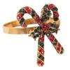 YöL Set Of 6 Deluxe Candy Cane Napkin Rings Christmas