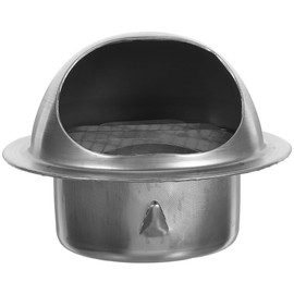 Gadpiparty Stainless Steel Dryer Vent Cover: 4 Inch Round Ventilation Hood - Easy Installation & Rust-Resistant Outdoor Exhaust Vent Cap - Ideal for Home Use