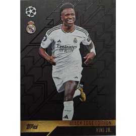 Match Attax 2024 2025 Vini Jr. Black Edge Trading Card