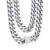 Bandmax Thick Cuban Link Chain Necklace for Men 12mm Wide