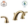 Builders 8 in. Widespread 2-Handle High-Arc Bathroom Faucet in Polished