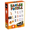 Headu DE52521 Number Puzzle Educational Game Montessori Orange