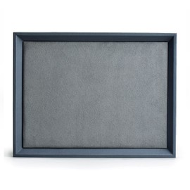 Oirlv Premium Leather Flat Jewellery Tray, Jewellery Display Organiser Tray, Organiser Tray for Bedside Table or Chest of Drawers (Medium)