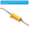 PATIKIL 2pcs 50W 100ohm Aluminium Case Resistor Housing Wire Resistors