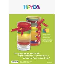 Heyda 204875410 Tracing Paper DIN A4 115 g/m² 10 Sheets with Assorted