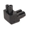 4PCS IEC320 C6 to IEC320 C5 Power Adapter Plug and