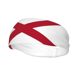 Cute Alabama Flag Headbands for Men Women Headbands Outdoor Sports Sweatbands Workout,Yoga,Gym,Jogging,Running