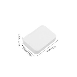 Baluue 20pcs Soft Compressed Cotton Face Pads Lint Design for Makeup Removal Thick for Sensitive Skin for Toner Application and Facial Cleansing Travel Friendly