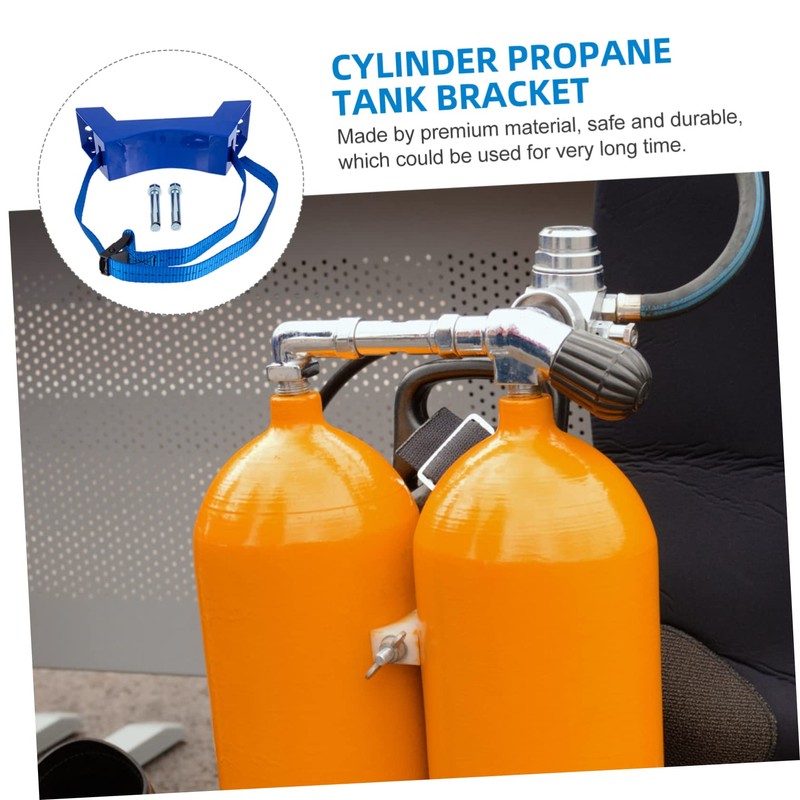 CHILDWEET Gas Bottle Holder Wall-Mounted Tank Bracket Simple Design for