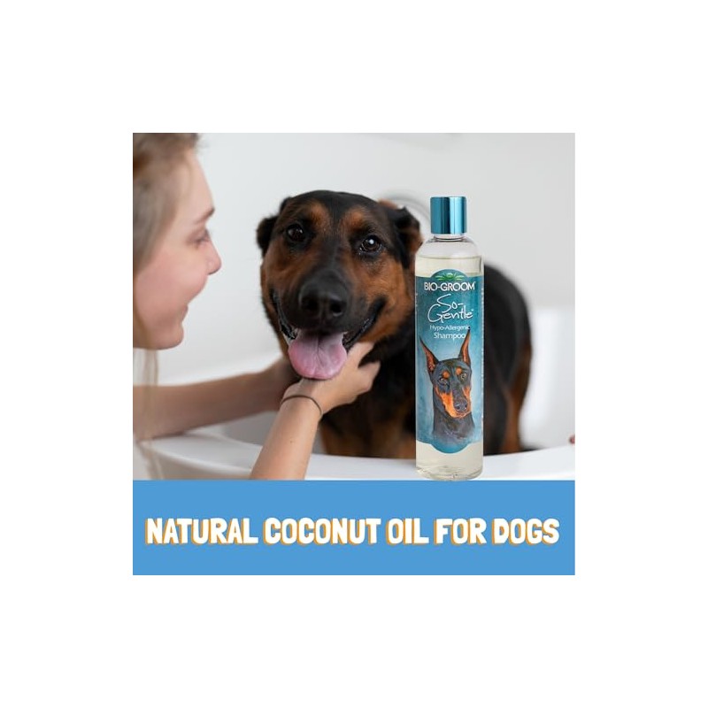 Bio-Groom DBB25012 So Gentle Hypo-Allergenic Dog and Cat Shampoo, 12-Ounce