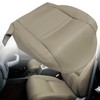 NLQR Front Driver Side Bottom Replacement Seat Cover Tan Microfiber