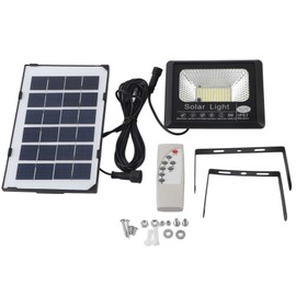 100LED Outdoor Solar Flood Light IP67 Waterproof Solar Wall Lamp Remote Control Street Lamp for Garden 40W