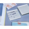 ONLYKXY 4 Pack Transparent Sticky Notes 7.6x7.6CM Self-Stick Book Tabs