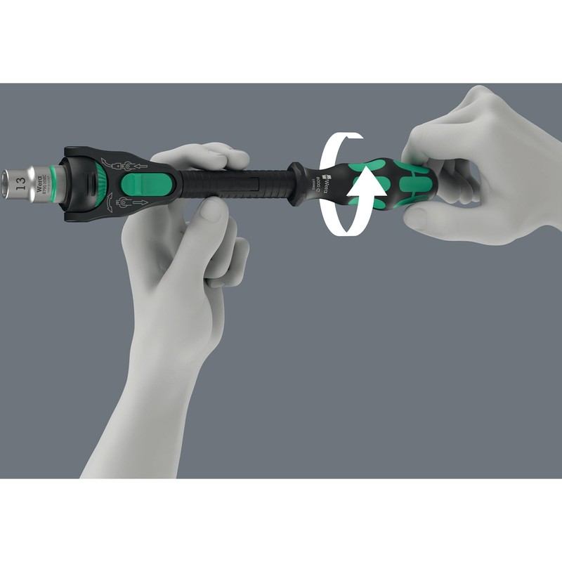 Wera Zyklop Speed Ratchet 8000 C Black Edition, 1/2 Inch
