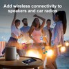 Ankilo atpX Bluetooth 5.3 Adapter für Flugzeug/TV,2-in-1 Bluetooth Transmitter Empfänger,3.5mm