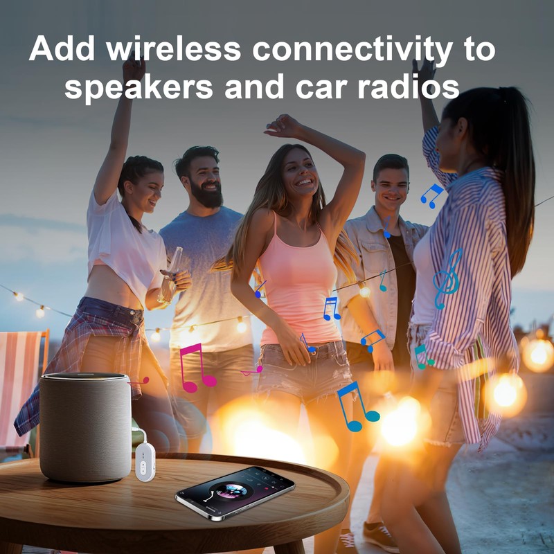 Ankilo atpX Bluetooth 5.3 Adapter für Flugzeug/TV,2-in-1 Bluetooth Transmitter Empfänger,3.5mm