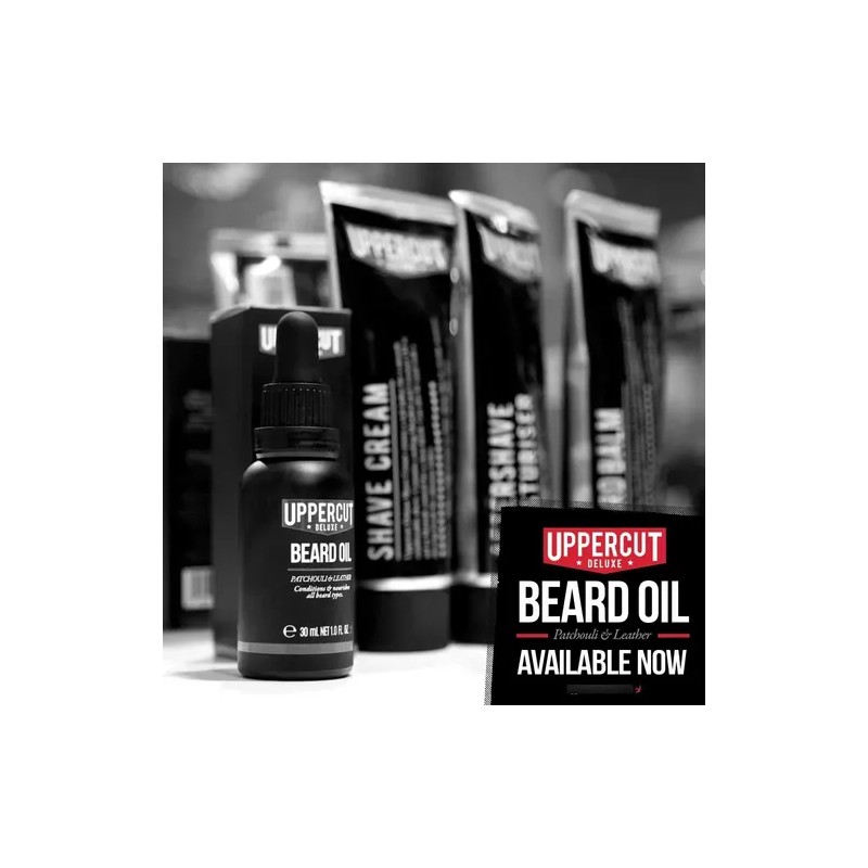 Aceite Para Barba Uppercut Deluxe Para Hombres, Acondicionad