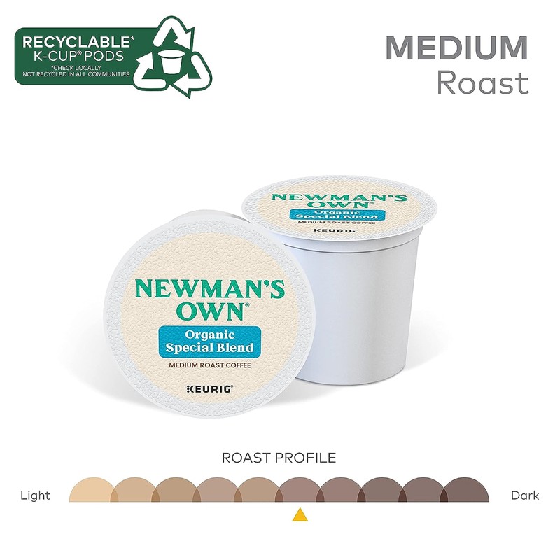 Newman's Own Organics K-cup Portion Pack for Keurig K-cup Brewers,