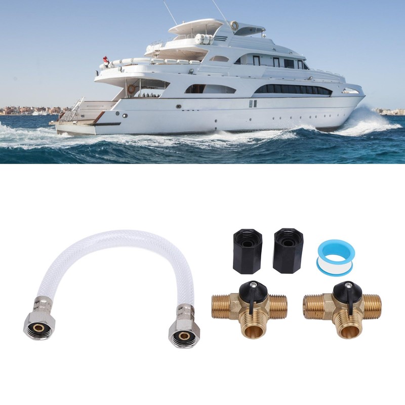 RV Water Heater Hose Kit, Bypass Winterizing Made Easy with