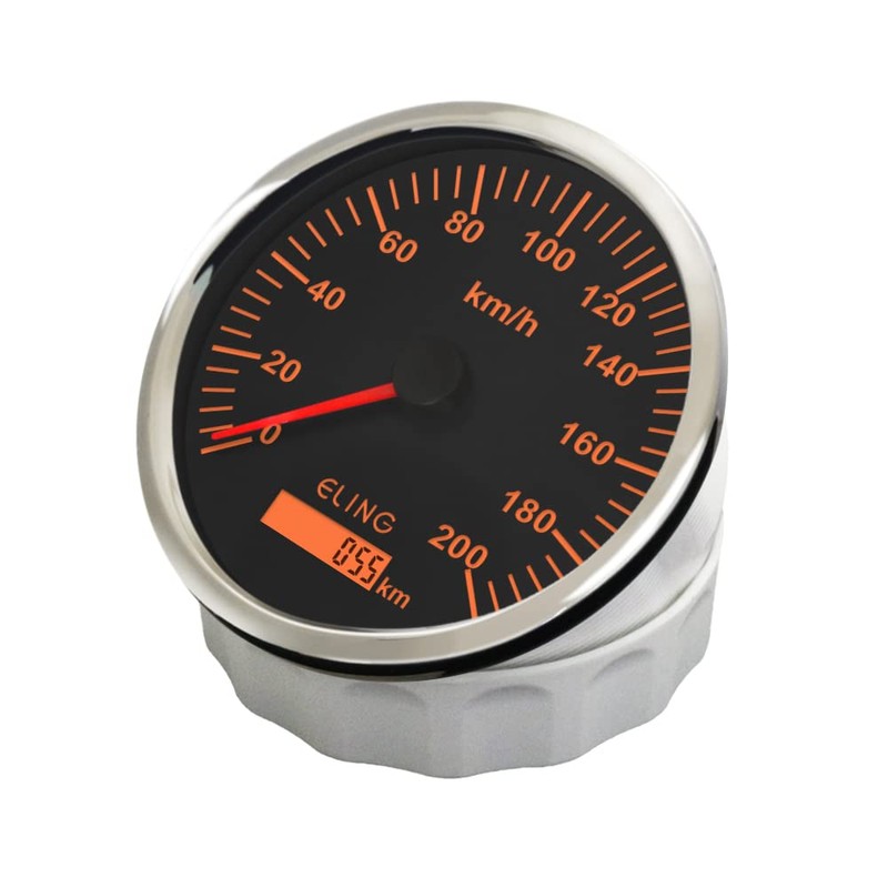 ELING GPS Speedometer 0-200KM/H Speed Gauge 110mm for Boat Truck