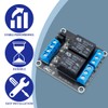 Innfeeltech 6pcs DC 5V Relay Module 2-Channel Relay with Optocoupler