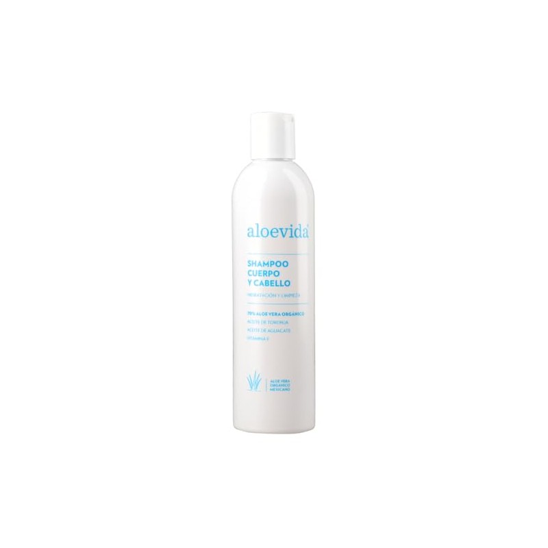 Aloevida Shampoo Cuerpo y Cabello 70% Aloe vera 280 ml