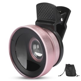 QANYEGN Phone Lens, Upgraded 2 in 1 Phone Lens Kit, Clip on Cell Phone Lens Kit, HD Phone Lens Kit for Most Smartphone