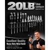 loyerfor Screwdriver Plier Organizer Wall Mount,Metal Utility Metal Tool Holder