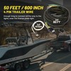 Oyviny 4 Pin 5 Wire Trailer Wiring Harness - 50FT