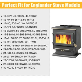 Aibabcue AC-16 Wood Stove Convection Blower for Englander Stove, Room Air Blower Replacement for Englander 30-NC, 17-VL, 10-CDV, 13-NC Pellet & Wood Stoves.