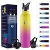 Thermos Flask, 1000 ml, BPA-Free, Stainless Steel, Leak-Proof Insulated Flask,