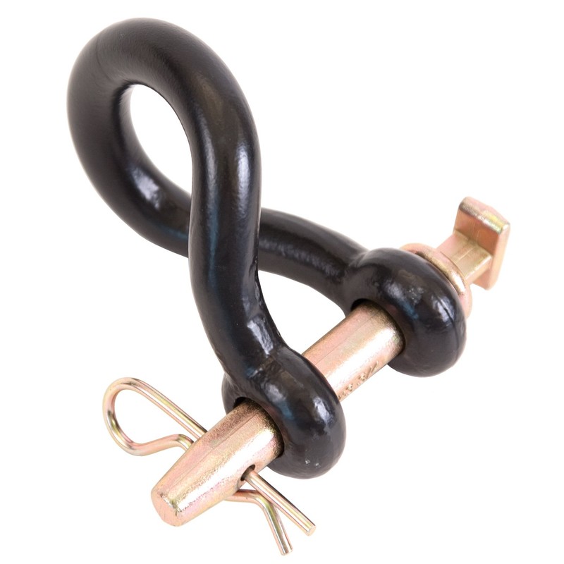 Koch Industries 4004593 Forged Twisted Clevis, 1", Black