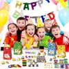 Building Block Party Favors Set,126Pcs Building Block Themed Party Supplies