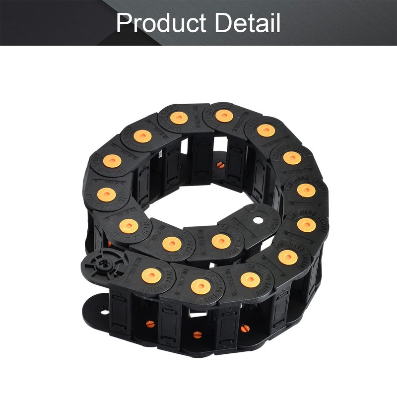 Fielect Drag Chain Cable Carrier Open Type with End Connectors