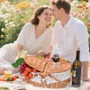 Wicker Picnic Basket with Removable Liner Empty Picnic Baskets with